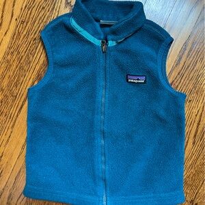 Patagonia Teal Fleece Vest 3T